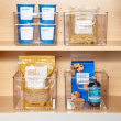 Storage Box, PANTRY BINZ, Square, 20 x 20 x H15 cm, Clear Storage Box, PANTRY BINZ, Square, 20 x 20 x H15 cm, Clear