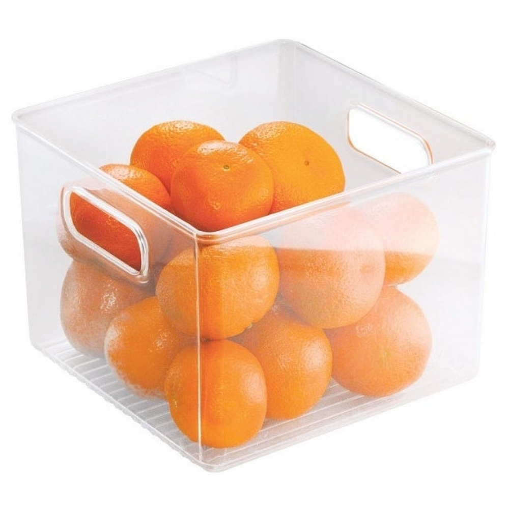 Storage Box, PANTRY BINZ, Square, 20 x 20 x H15 cm, Clear in the group Storage / Kitchen storage / Storage bins and jars at SmartaSaker.se (40839)