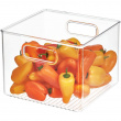 Storage Box, PANTRY BINZ, Square, 20 x 20 x H15 cm, Clear Storage Box, PANTRY BINZ, Square, 20 x 20 x H15 cm, Clear