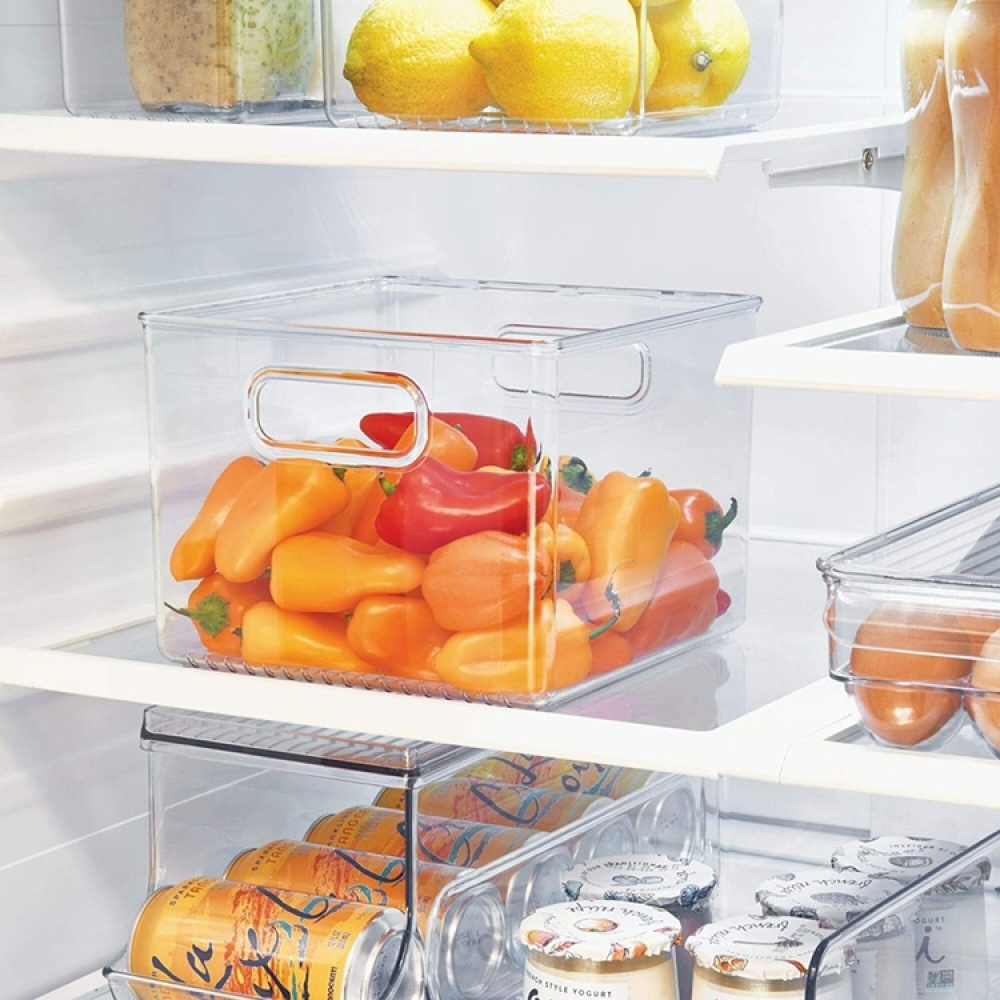 Storage Box, PANTRY BINZ, Square, 20 x 20 x H15 cm, Clear in the group Storage / Kitchen storage / Storage jars at SmartaSaker.se (40839)