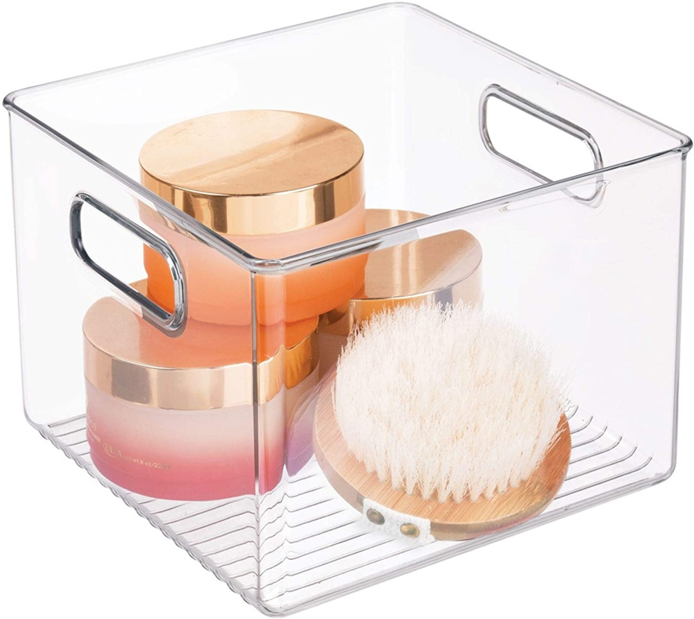 Storage Box, PANTRY BINZ, Square, 20 x 20 x H15 cm, Clear in the group Storage / Kitchen storage / Storage bins and jars at SmartaSaker.se (40839)