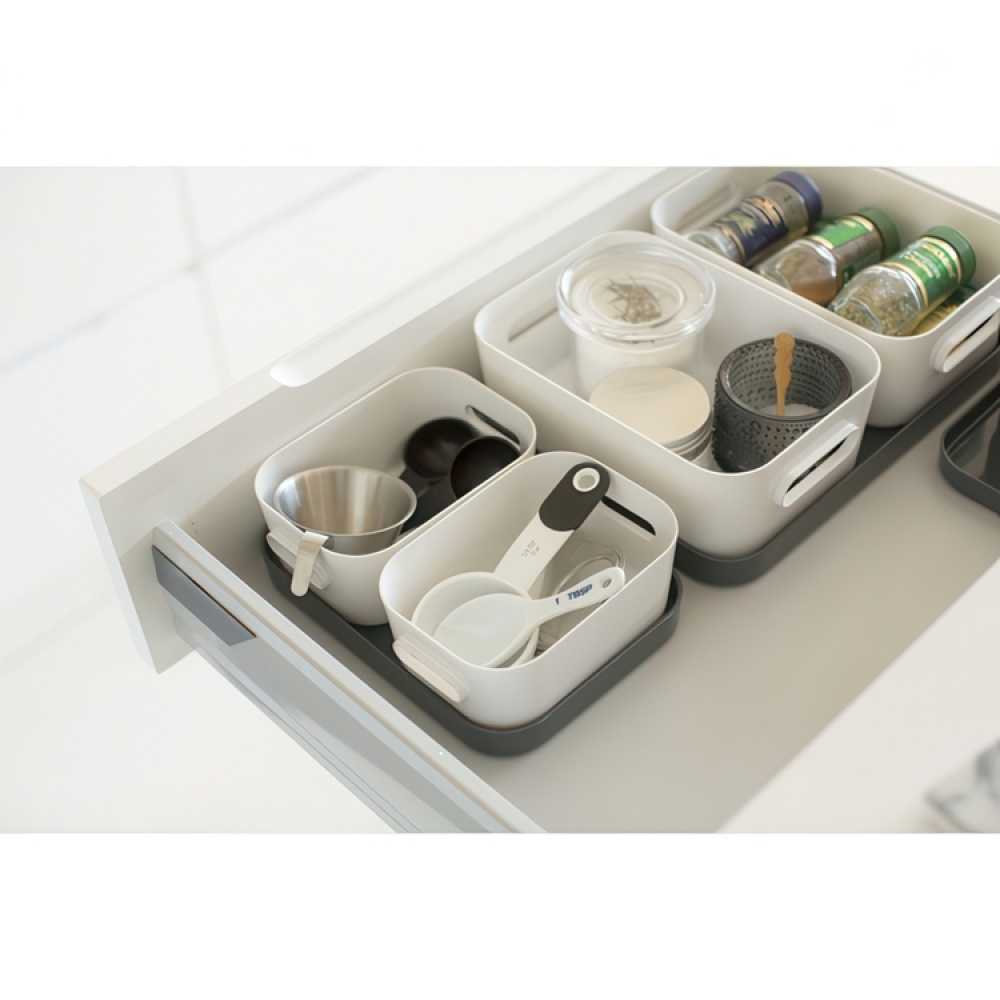 Storage Basket, Small, SMARTSTORE COMPACT S, 20 x 14 x H7,5 cm in the group Storage / Kitchen storage / Fridge storage at SmartaSaker.se (40842)