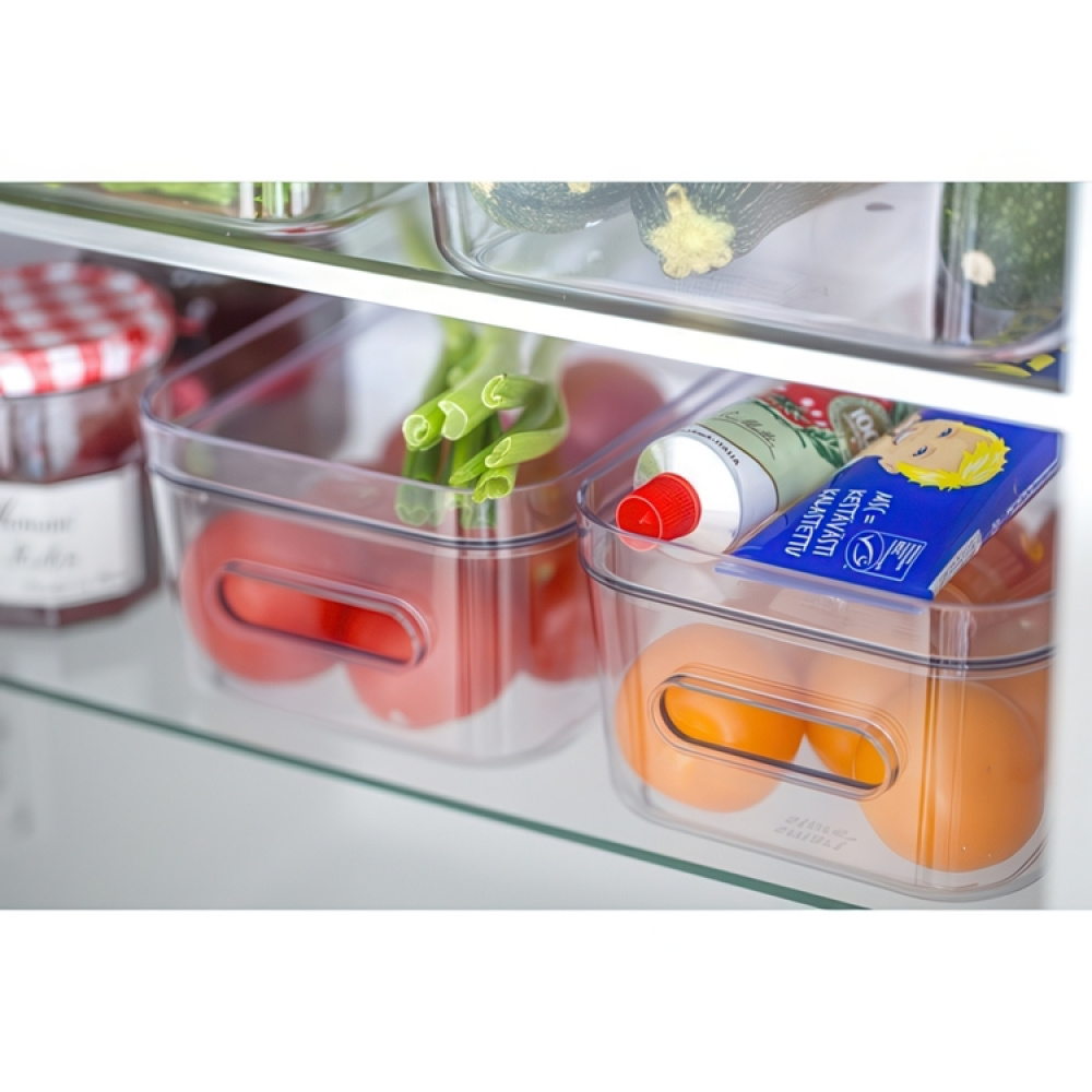 Storage Basket, Small, SMARTSTORE COMPACT S, 20 x 14 x H7,5 cm in the group Storage / Kitchen storage / Fridge storage at SmartaSaker.se (40842)