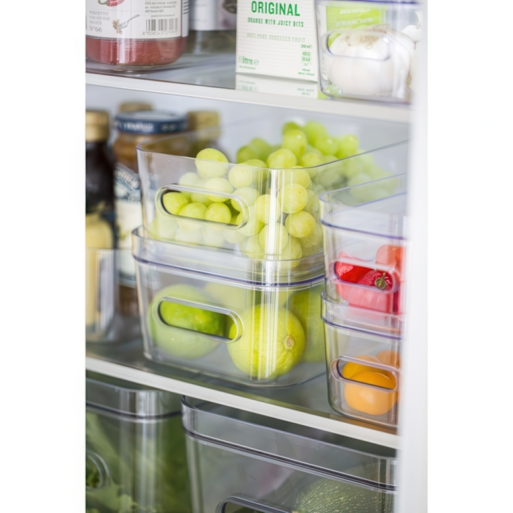 Storage Basket, Small, SMARTSTORE COMPACT S, 20 x 14 x H7,5 cm in the group Storage / Kitchen storage / Fridge storage at SmartaSaker.se (40842)