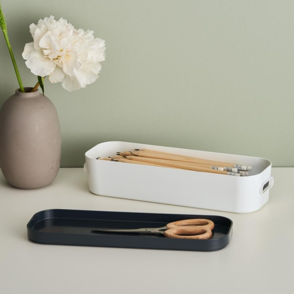 Storage Box, Oblong, SMARTSTORE COMPACT SLIM, 29,1 x 9,4 x H 6,1 cm in the group Storage / Kitchen storage / Fridge storage at SmartaSaker.se (40843)
