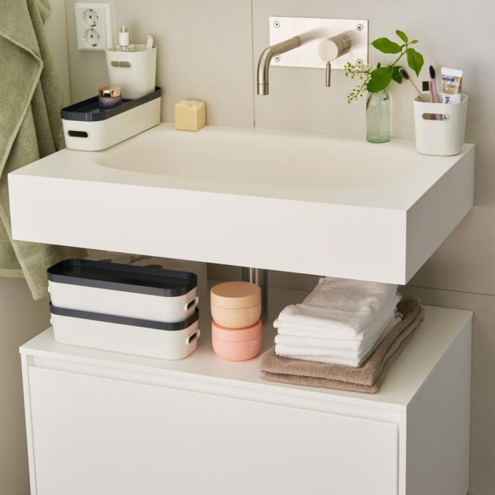Storage Box, Oblong, SMARTSTORE COMPACT SLIM, 29,1 x 9,4 x H 6,1 cm in the group Storage / Kitchen storage / Fridge storage at SmartaSaker.se (40843)