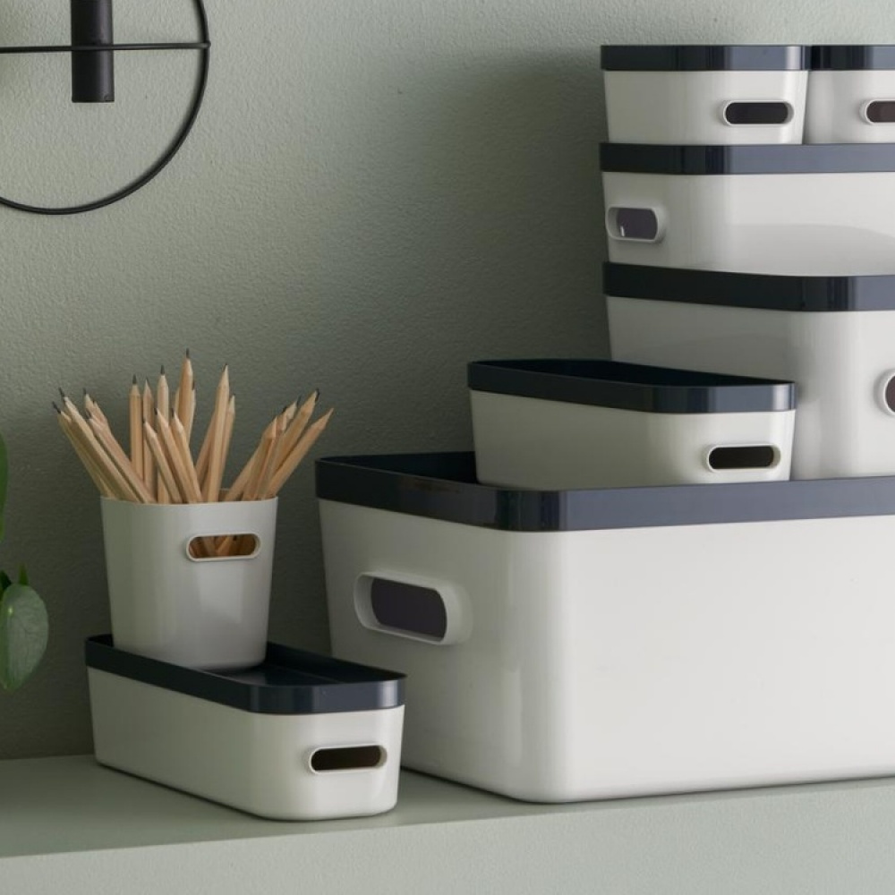 Storage Box, Oblong, SMARTSTORE COMPACT SLIM, 29,1 x 9,4 x H 6,1 cm in the group Storage / Kitchen storage / Fridge storage at SmartaSaker.se (40843)