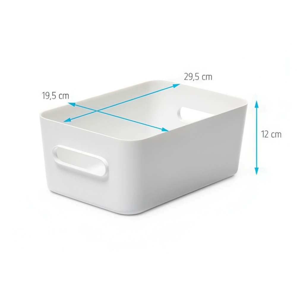 Storage Basket, Medium, SMARTSTORE COMPACT M, 29,5 x 19,5 x H12 cm in the group Storage / Kitchen storage at SmartaSaker.se (40845)