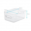 Storage Basket, Medium, SMARTSTORE COMPACT M, 29,5 x 19,5 x H12 cm