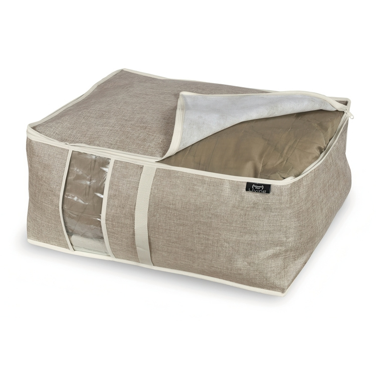 Box for blankets, soft, MAISON,, Large, 55 x 45 x H 25 cm, Sand in the group Storage / Storage boxes at SmartaSaker.se (40847)
