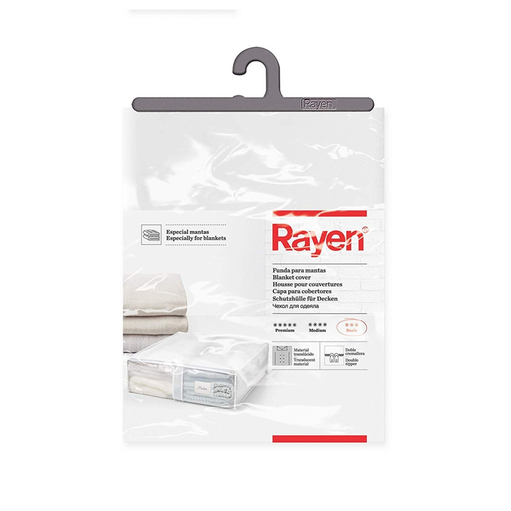 Box for quilts, Soft, MILKY WHITE, 65 x 55 x H 20 cm ,Transparent / White in the group Storage / Wardrobe storage at SmartaSaker.se (40848)