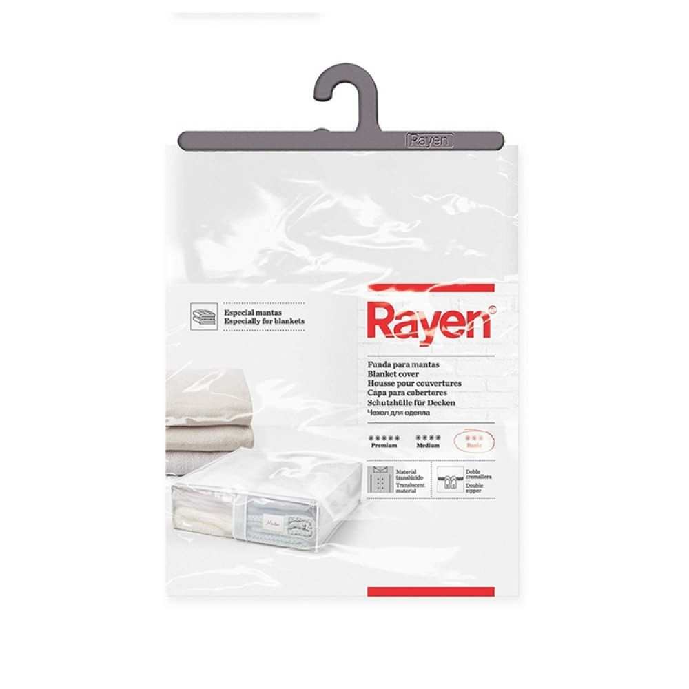 Box for quilts, Soft, MILKY WHITE, 65 x 55 x H 20 cm ,Transparent / White in the group Storage / Wardrobe storage at SmartaSaker.se (40848)