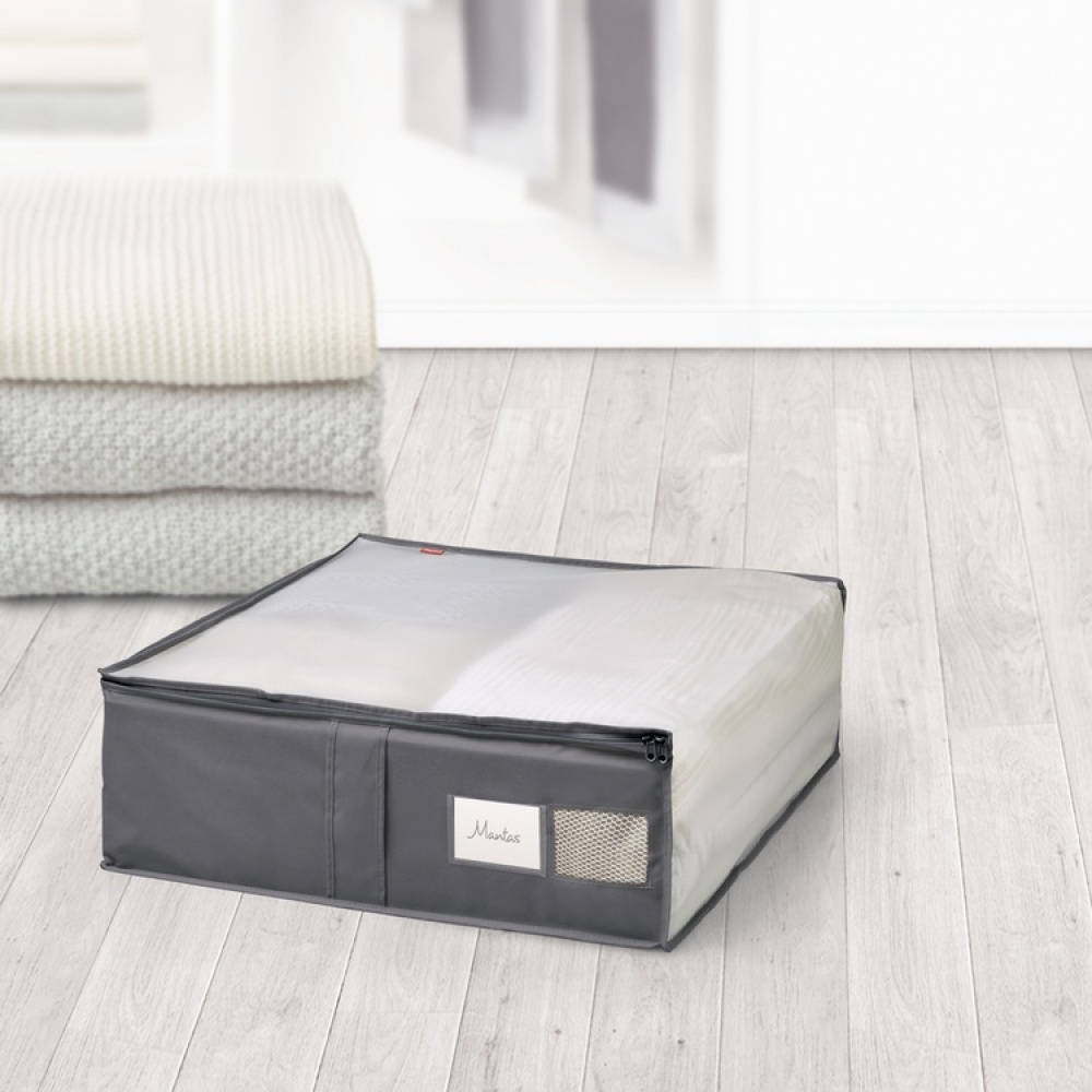 Box for quilts, Soft, RAYEN PREMIUM, 65 x 55 x H 20 cm in the group Storage / Bedroom storage / Under bed storage at SmartaSaker.se (40849)