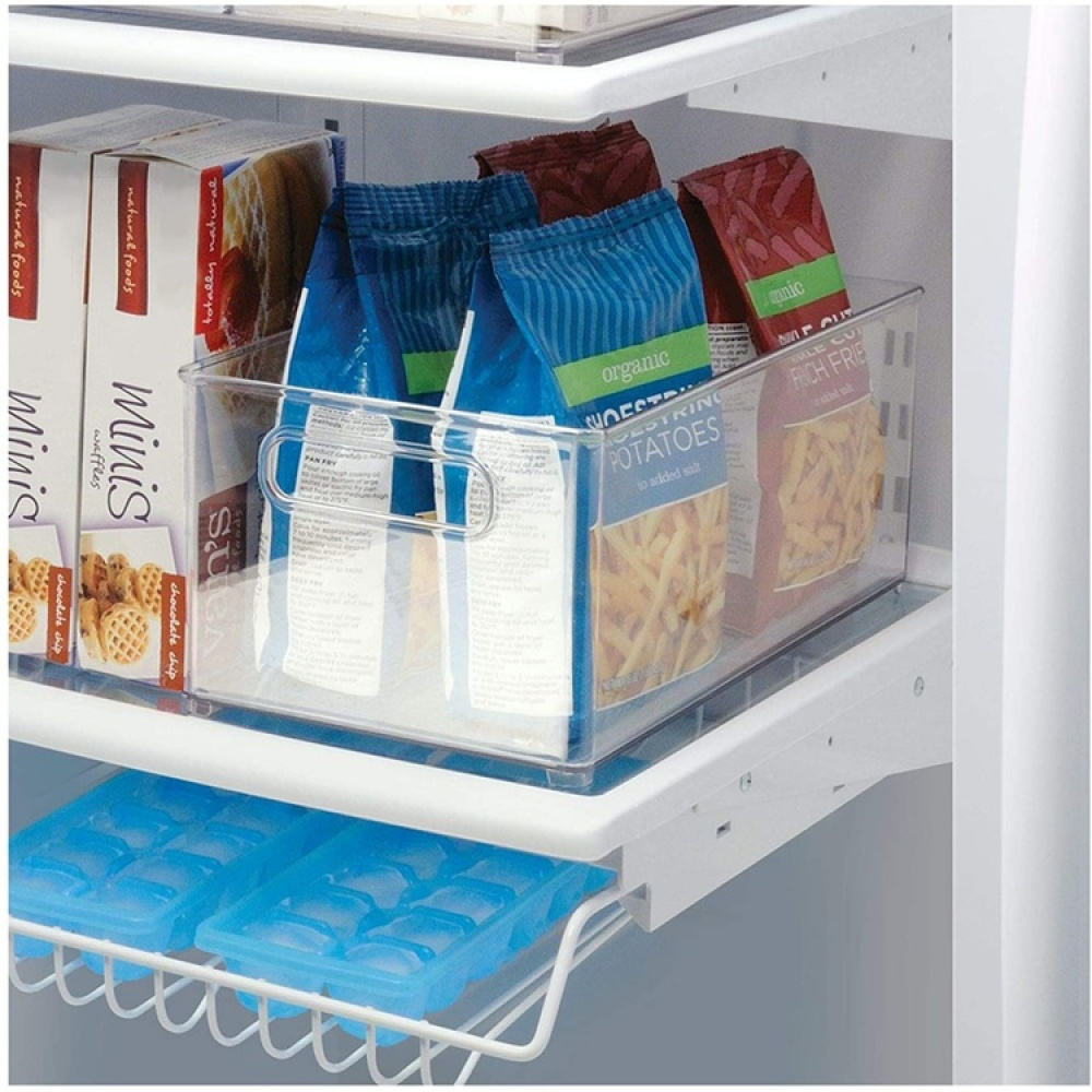 Storage box RPET FRIDGE BINZ XL, 20 x 37 x H15 cm, Transparent in the group Storage / Kitchen storage / Kitchen cabinet organizers at SmartaSaker.se (40851)