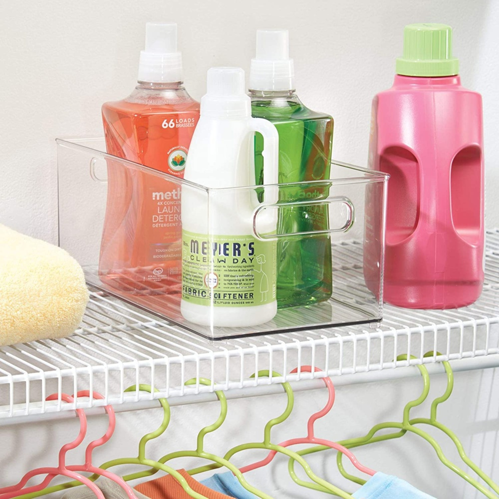 Storage box RPET FRIDGE BINZ XL, 20 x 37 x H15 cm, Transparent in the group Storage / Kitchen storage / Kitchen cabinet organizers at SmartaSaker.se (40851)