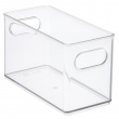 Storage Box, Stackable, THE HOME EDIT NARROW PANTRY BIN, 25,4 x 12,4 x H15,2 cm ,Clear Storage Box, Stackable, THE HOME EDIT NARROW PANTRY BIN, 25,4 x 12,4 x H15,2 cm ,Clear