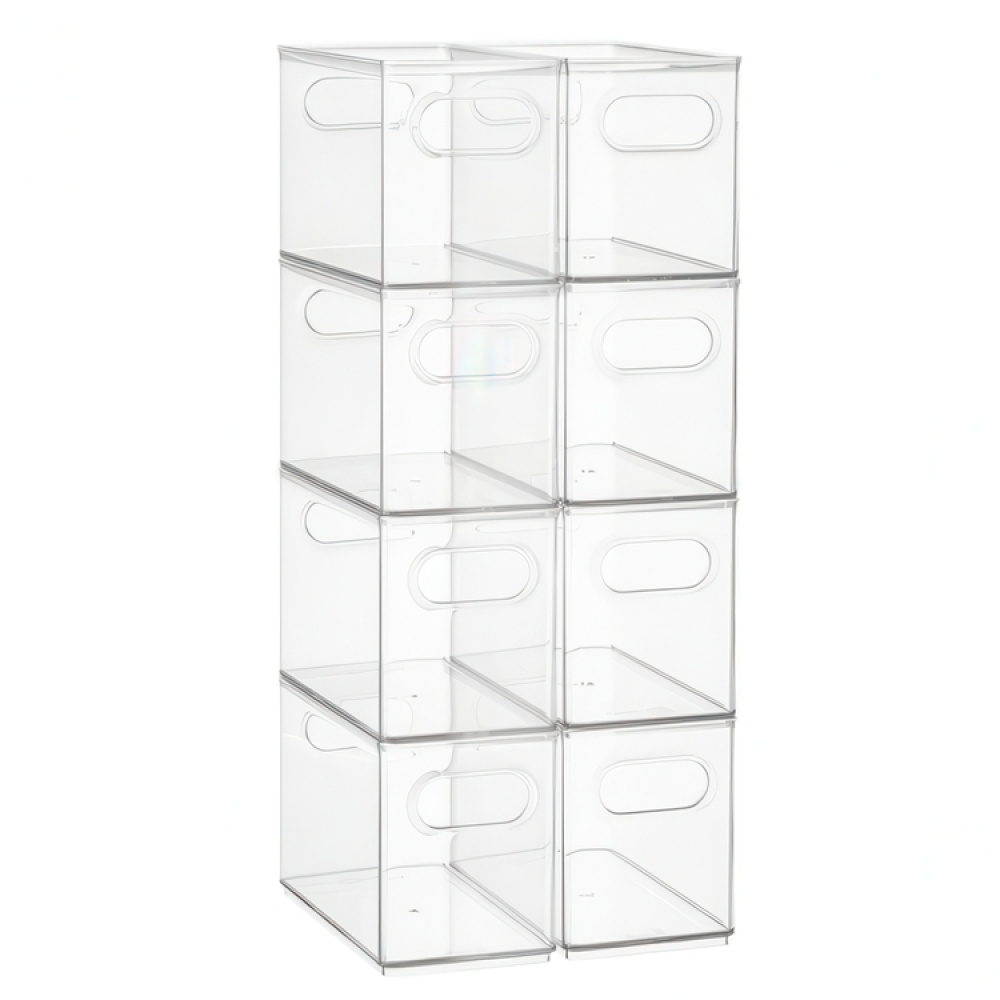 Storage Box, Stackable, THE HOME EDIT NARROW PANTRY BIN, 25,4 x 12,4 x H15,2 cm ,Clear in the group Storage / Storage boxes at SmartaSaker.se (40853)