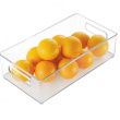 Storage box with handle, KITCHEN BINZ, 20,3 x 36,8 x H10,2 cm, Transparent Storage box with handle, KITCHEN BINZ, 20,3 x 36,8 x H10,2 cm, Transparent