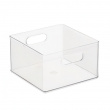 Storage Box, THE HOME EDIT ALL PURPOSE BIN, Deep, 25,4 x 25,4 x H 15,2 cm, Transparent Storage Box, THE HOME EDIT ALL PURPOSE BIN, Deep, 25,4 x 25,4 x H 15,2 cm, Transparent