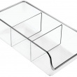 Storage box with compartments, CABINET ORGANIZER, 14 x 30 x H 9 cm, Clear Storage box with compartments, CABINET ORGANIZER, 14 x 30 x H 9 cm, Clear
