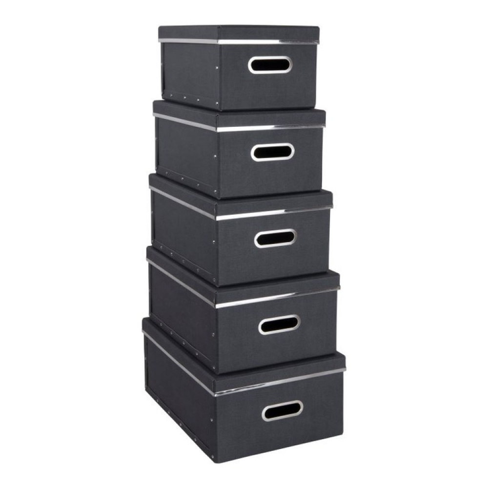 Storage boxes, Set of 5, BIGSO JOACHIM CANVAS in the group Storage / Storage boxes / BigSo storage boxes at SmartaSaker.se (40860)