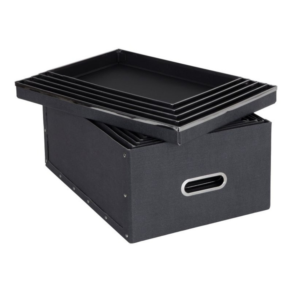 Storage boxes, Set of 5, BIGSO JOACHIM CANVAS in the group Storage / Storage boxes / BigSo storage boxes at SmartaSaker.se (40860)
