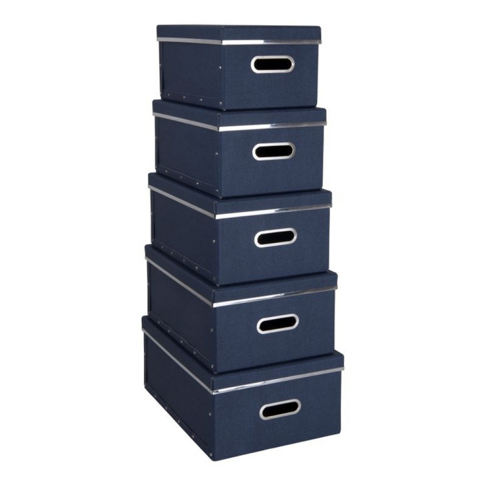 Storage boxes, Set of 5, BIGSO JOACHIM CANVAS in the group Storage / Storage boxes / BigSo storage boxes at SmartaSaker.se (40860)