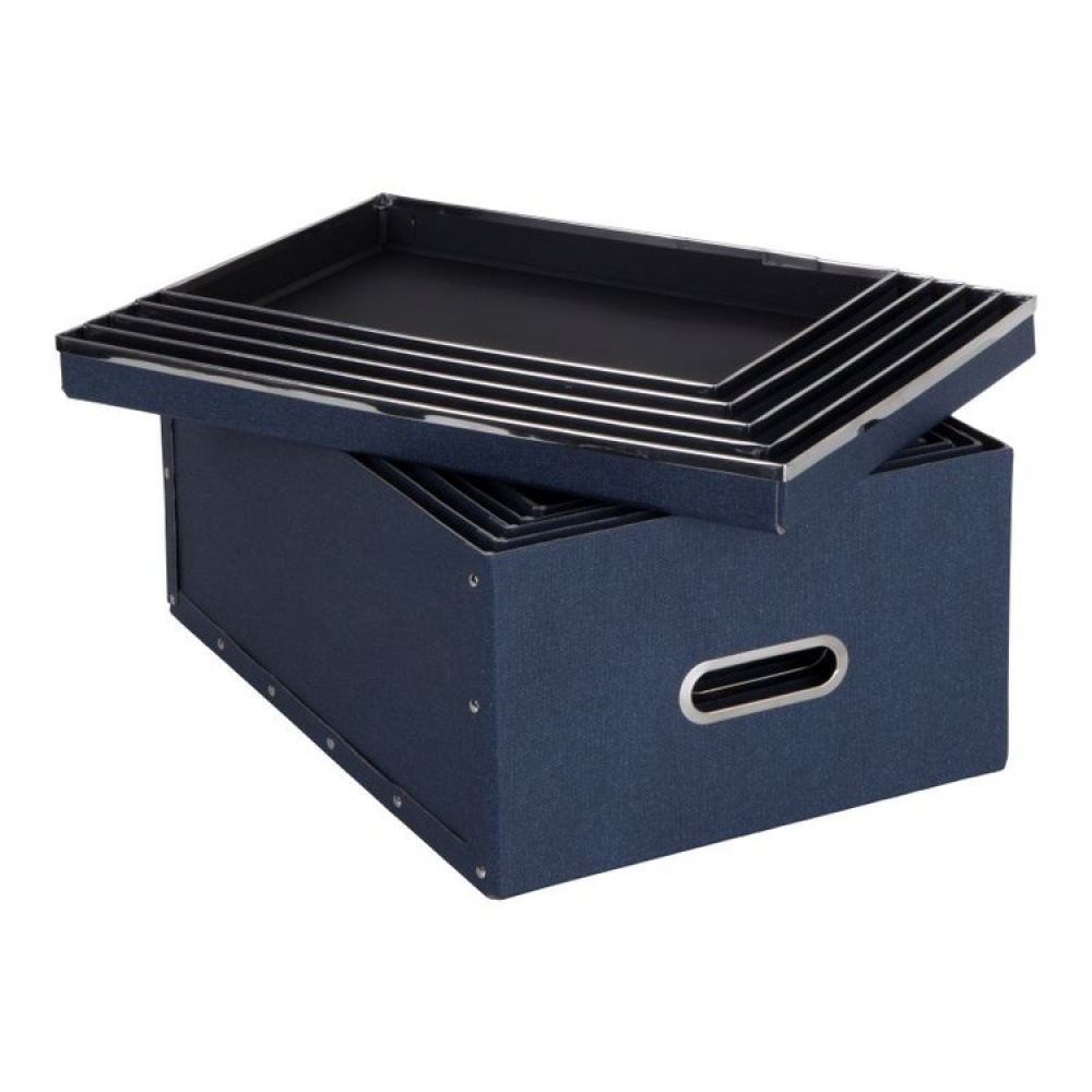 Storage boxes, Set of 5, BIGSO JOACHIM CANVAS in the group Storage / Storage boxes / BigSo storage boxes at SmartaSaker.se (40860)