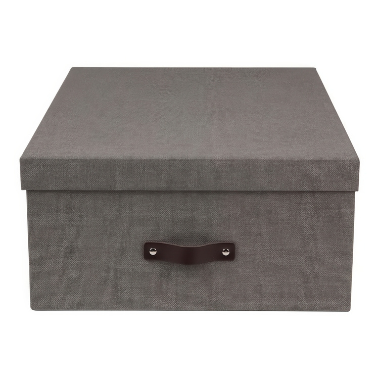 Storage boxes, Canvas Laminate, INGE, Set of 3 in the group Storage / Storage boxes / BigSo storage boxes at SmartaSaker.se (40861)
