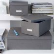 Storage boxes, Paper Laminate, INGE, Set of 3