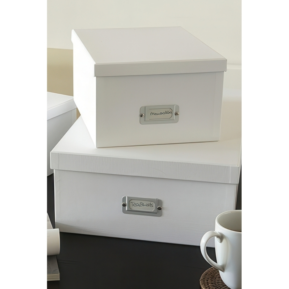 Storage boxes, Paper Laminate, INGE, Set of 3 in the group Storage / Storage boxes / BigSo storage boxes at SmartaSaker.se (40863)