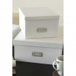 Storage boxes, Paper Laminate, INGE, Set of 3