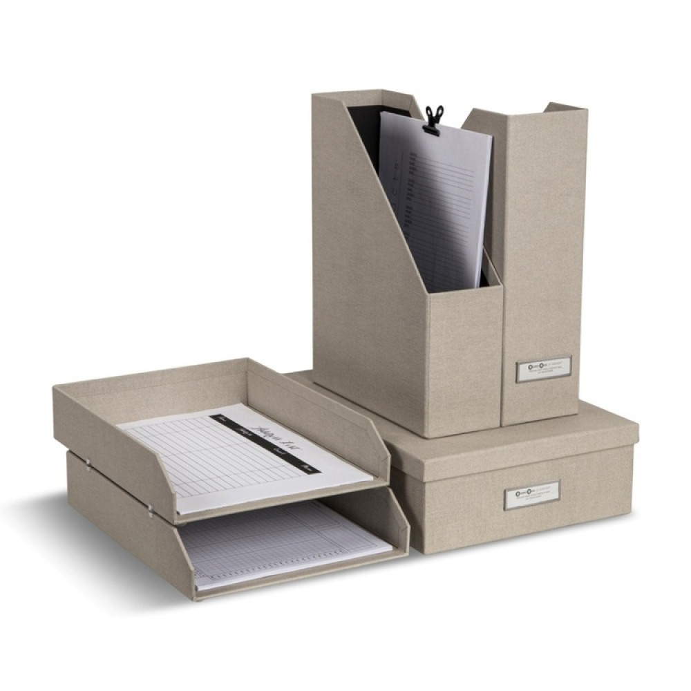Storage Set, 5 pcs, BIGSO HOLGER DESK SET CANVAS in the group Storage / Office supplies at SmartaSaker.se (40865)