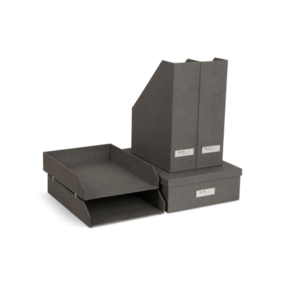 Storage Set, 5 pcs, BIGSO HOLGER DESK SET CANVAS in the group Storage / Office supplies at SmartaSaker.se (40865)