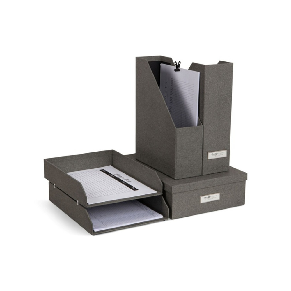 Storage Set, 5 pcs, BIGSO HOLGER DESK SET CANVAS in the group Storage / Office supplies at SmartaSaker.se (40865)