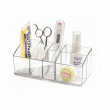 Storage Box with 7 compartments, IN CABINET ORGANIZER, 17,8 x 7,6 x H 7 cm. Transparent  Storage Box with 7 compartments, IN CABINET ORGANIZER, 17,8 x 7,6 x H 7 cm. Transparent