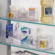Storage Box with compartments, CLARITY ORGANIZER, 30,5 x 7,6 x H 7,6 cm, Clear Storage Box with compartments, CLARITY ORGANIZER, 30,5 x 7,6 x H 7,6 cm, Clear