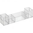 Storage Box with compartments, CLARITY ORGANIZER, 30,5 x 7,6 x H 7,6 cm, Clear Storage Box with compartments, CLARITY ORGANIZER, 30,5 x 7,6 x H 7,6 cm, Clear
