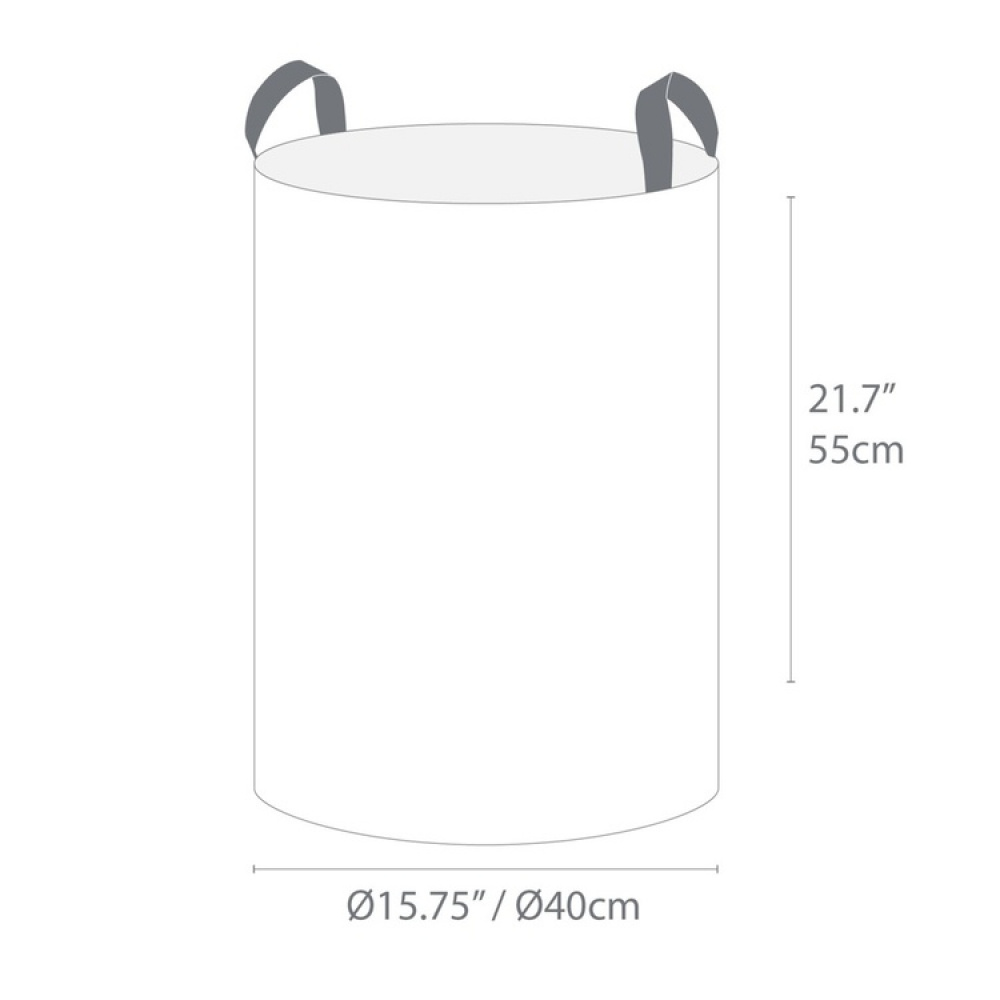 Storage basket, BIGSO STORAGE BIN, Ø 40 x H 55cm in the group Storage / Laundry and care / Laundry baskets at SmartaSaker.se (40876)