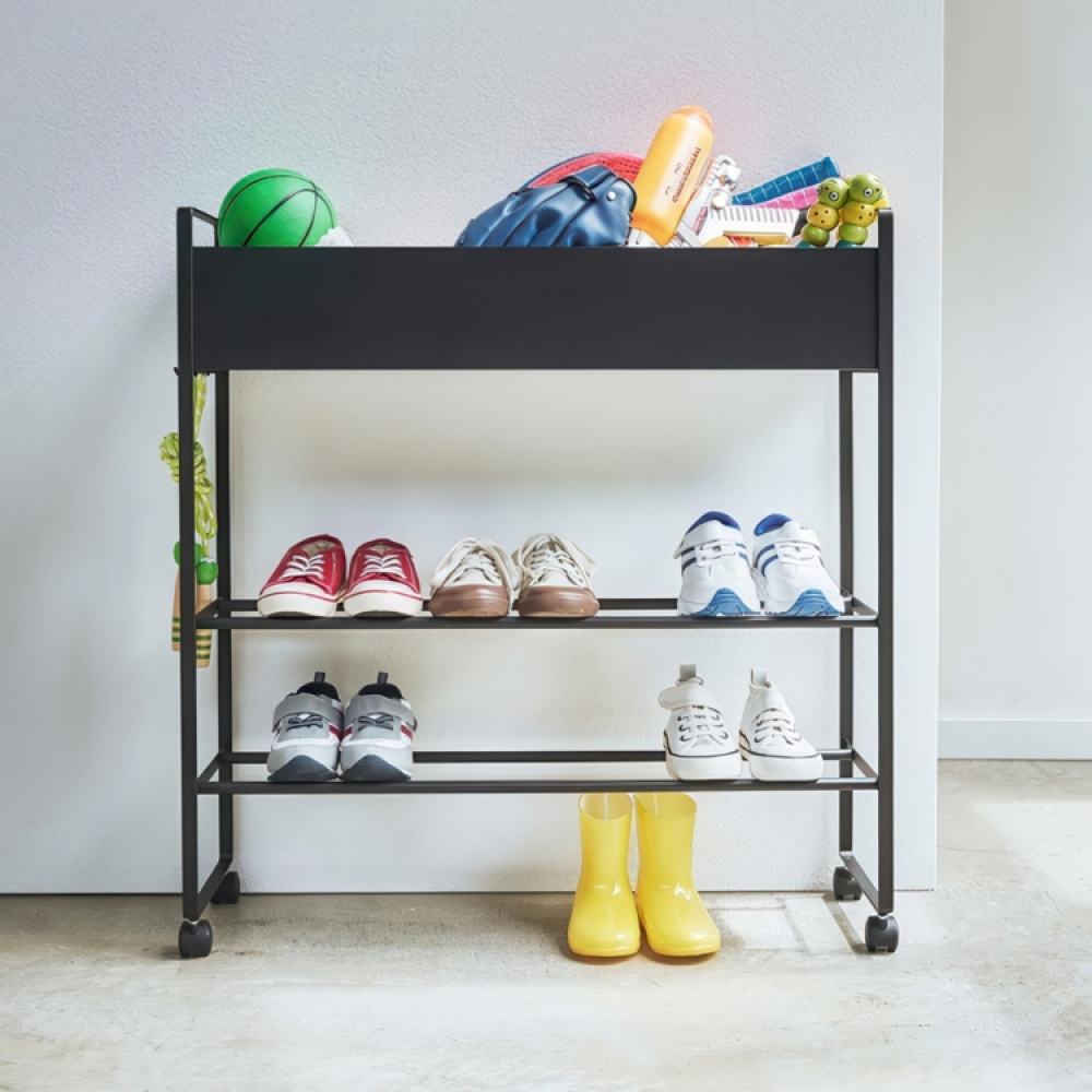 Storage Cart, ENTRYWAY TROLLEY, 75,5 x 22 x H 74,5 cm, Yamazaki in the group Storage / Hallway storage / Shoe racks at SmartaSaker.se (40882)
