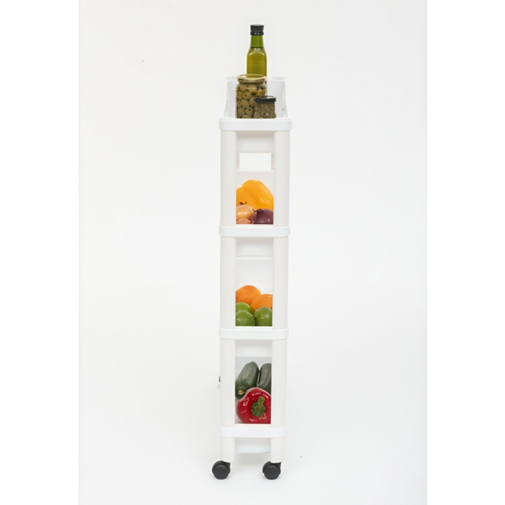 Storage trolley, 4 TIERS EXTEND TROLLEY, 37,5~60 x 15 x H 78,5 cm in the group Storage / Hallway storage at SmartaSaker.se (40887)