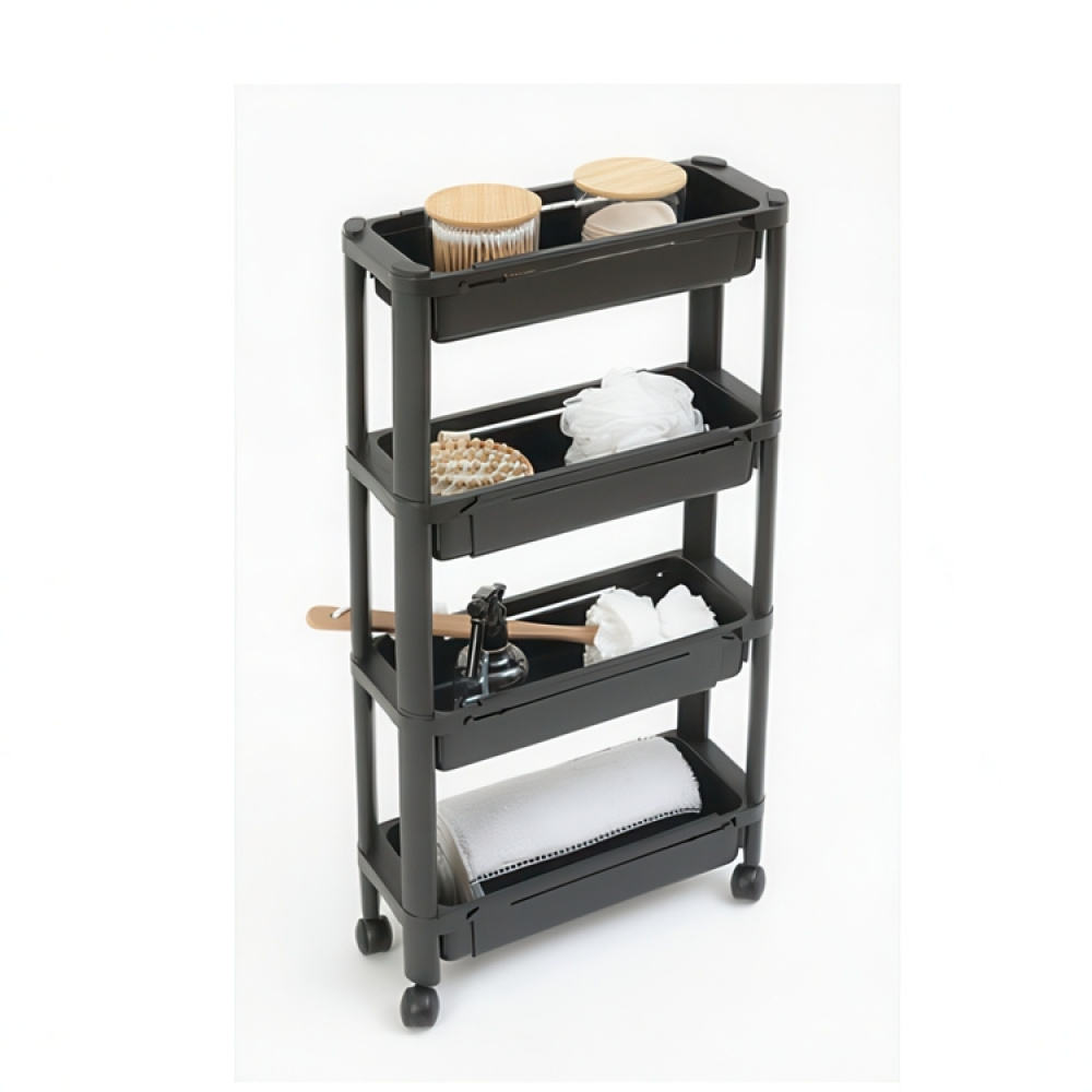 Storage trolley, 4 TIERS EXTEND TROLLEY, 37,5~60 x 15 x H 78,5 cm in the group Storage / Hallway storage at SmartaSaker.se (40887)