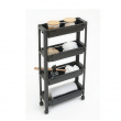 Storage trolley, 4 TIERS EXTEND TROLLEY, 37,5~60 x 15 x H 78,5 cm