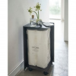 Storage trolley, TOWER ROLLING ORGANISER, 24 x 24 x H 44 cm, Black 