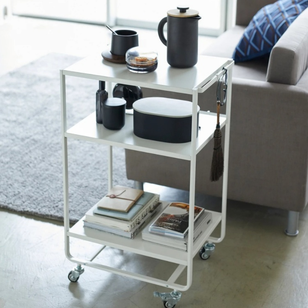 Storage trolley, TOWER WAGON, 38 x 49 x H 81,5 cm, Yamazaki in the group Storage / Hallway storage at SmartaSaker.se (40889)
