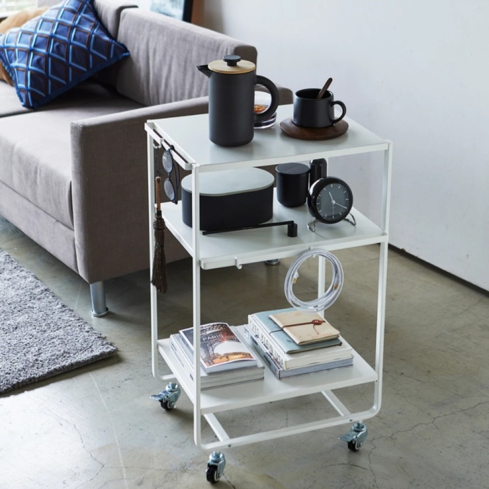 Storage trolley, TOWER WAGON, 38 x 49 x H 81,5 cm, Yamazaki in the group Storage / Hallway storage at SmartaSaker.se (40889)