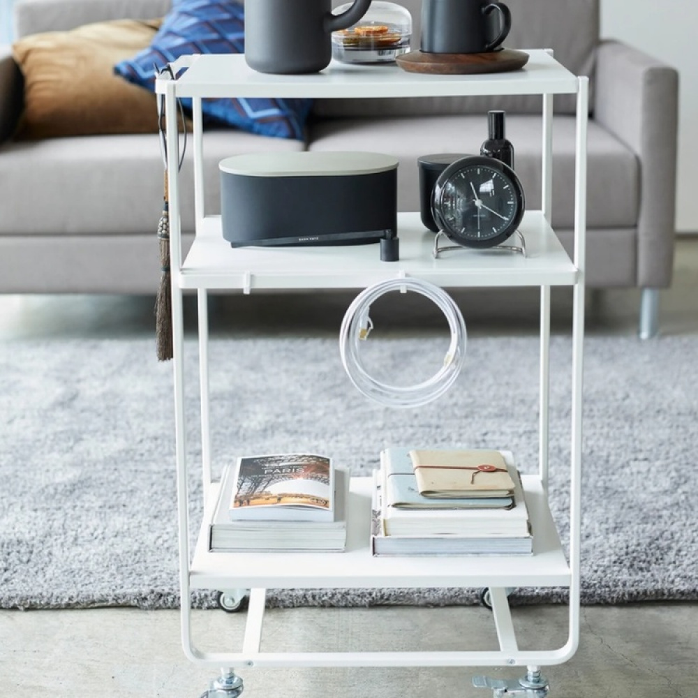 Storage trolley, TOWER WAGON, 38 x 49 x H 81,5 cm, Yamazaki in the group Storage / Hallway storage at SmartaSaker.se (40889)
