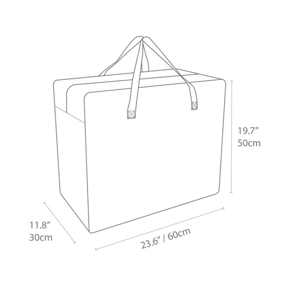 Storage bag, BIGSO SOFT STORAGE, 60 x 30 x H50 cm, Beige in the group Storage / Storage room and garage / Storage bags at SmartaSaker.se (40895)