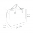Storage bag, BIGSO SOFT STORAGE, 60 x 30 x H50 cm, Beige Storage bag, BIGSO SOFT STORAGE, 60 x 30 x H50 cm, Beige