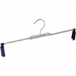 Hangers for Trousers, Set of 2, BLUE STRETCHER, Silver / Blue Hangers for Trousers, Set of 2, BLUE STRETCHER, Silver / Blue